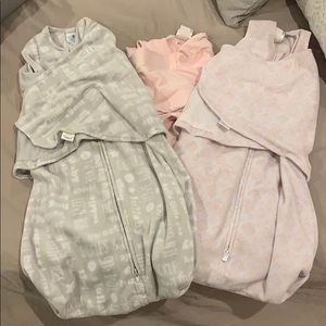 Three halo sleep sack swaddles